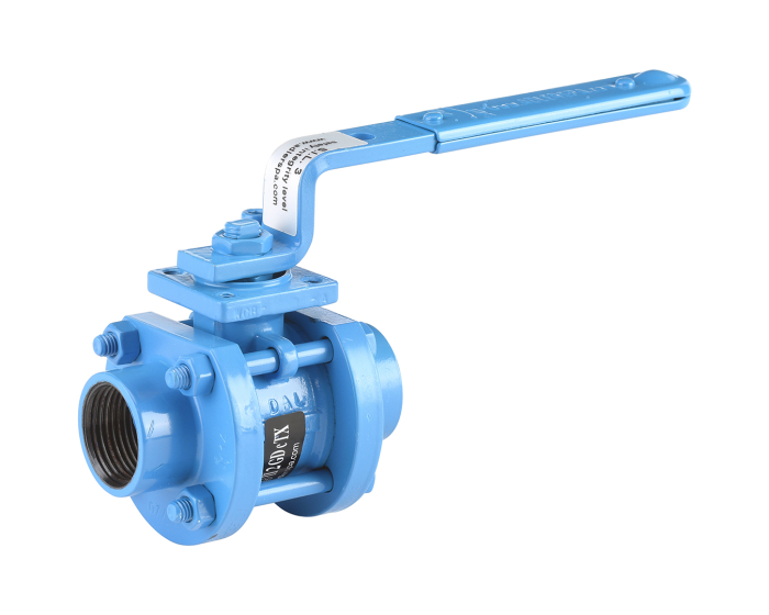 Carbon steel ball valve 712 3-piece body + ISO pad Fire Safe